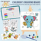 Cartoon Animals Creative and DIY Craft Art Toys Draw Double Sided Toys Wholesale Magnetic Writing Drawing Board