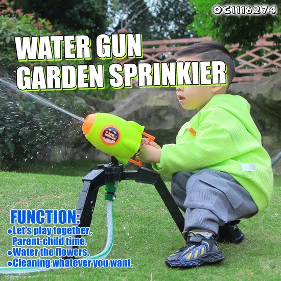 Hot Selling Trendy Summer Items 360 Degree Garden Water Pipe Sprinkler Toys and Water Shooting Guns for Kids