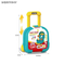Wholesale Fast Food Hamburger Dog French Plastic Children House Play Gift Set Kitchen Toy Set for Kids