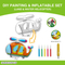 Wholesale Hand Decorative Painting Cartoon Plane Model Coloring Montessori Educational Popular DIY Toys for Kids