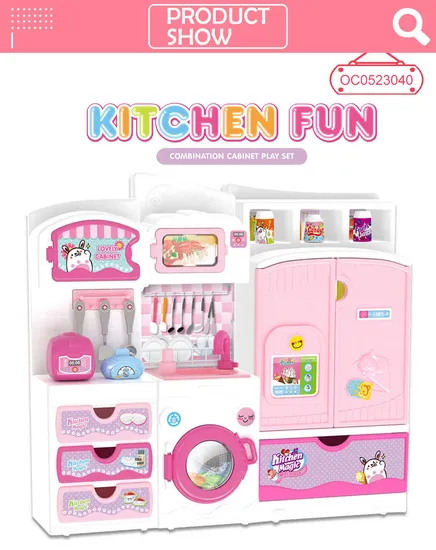 Wholesale Pretend Plastic Doll Baby Children Kitchen Toys Play Set