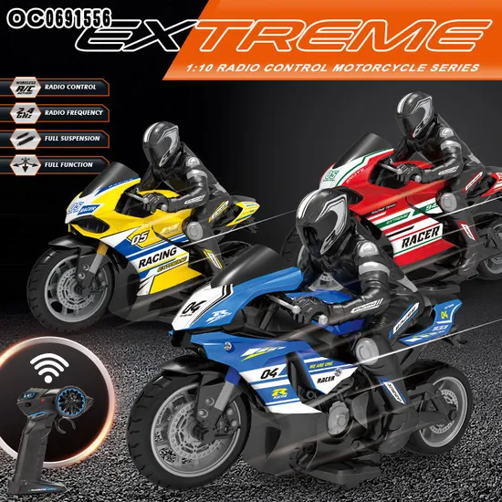 Wholesale 1: 10 Scale High Speed RC Racing Remote Control Toy Car for Kids