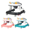 Wholesale 360 Degree Rotating Wheels New Design Educational Round Baby Chair Walker with Music