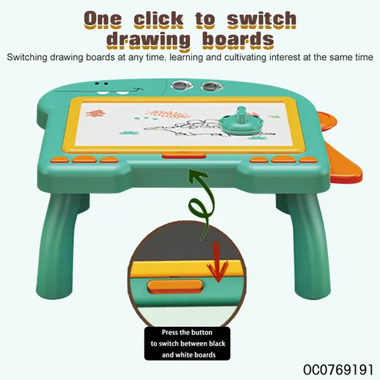 Plastic Popular DIY Creative Magnetic Drawing Board Table Early Education Children Toys