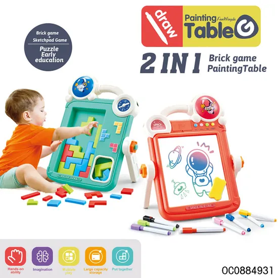 Kids Children Price Wholesale Educational Drawing Board Montessori Popular DIY Toys