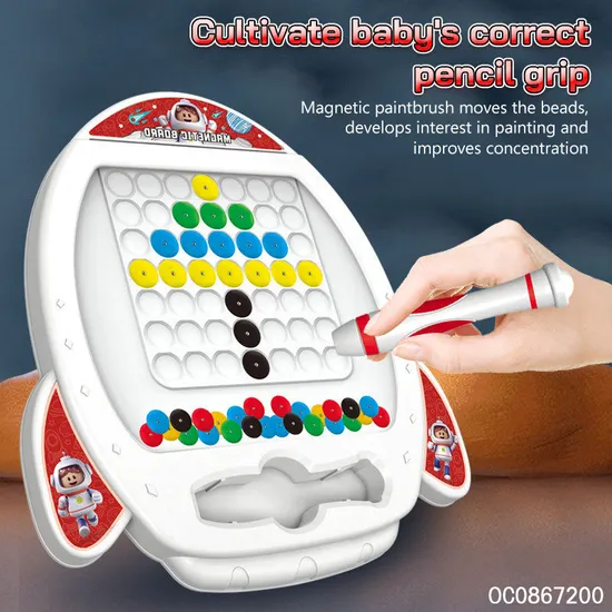 Wholesale Creative Educational Custom Montessori Magnetic Fidget Pen Drawing Painting Puzzle Board Toys for Kids