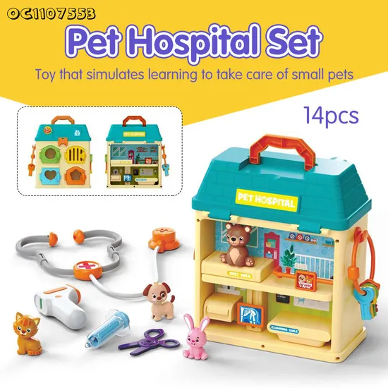Toy Plastic Medical Tool DIY Pretend Play Educational Montessori Interactive Hospital Creative Doctor Set