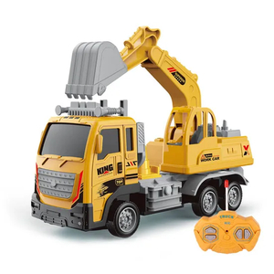 1: 16 RC Electric Excavator Kids Remote Control Building Material Toy Truck