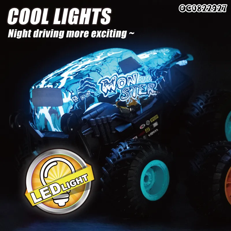 Plastic 1: 20 Scale Remote Control Toy 360 Deqree Rotation RC Stunt Dancing Model Toys Car for Kids