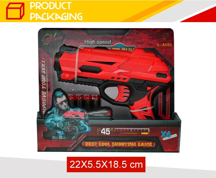 Hot Selling Educational Toys PP Plastic Air Shooting Sniper Gun Soft Bullet Gun