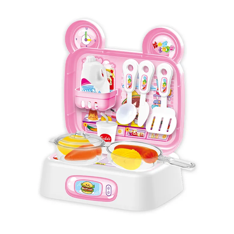 Wholesale Plastic Girls Kitchen Role Play Set Pretend Play Food Vegetable Fruit Food Toys for Kids