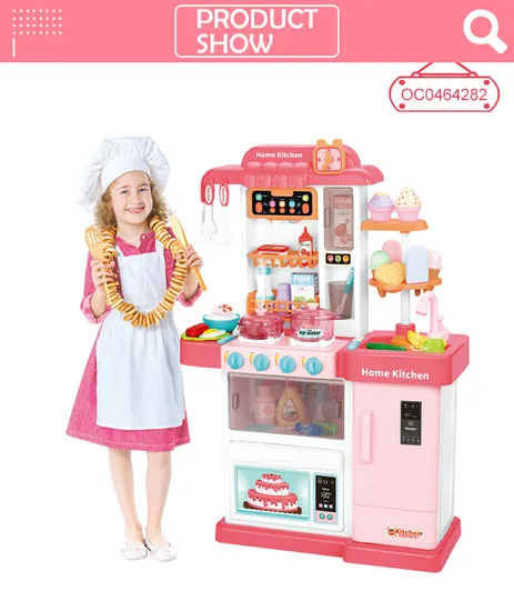 Multifunction Pretend Children Cooking Game Wholesale Kitchen Role Play Set for Kids Girls