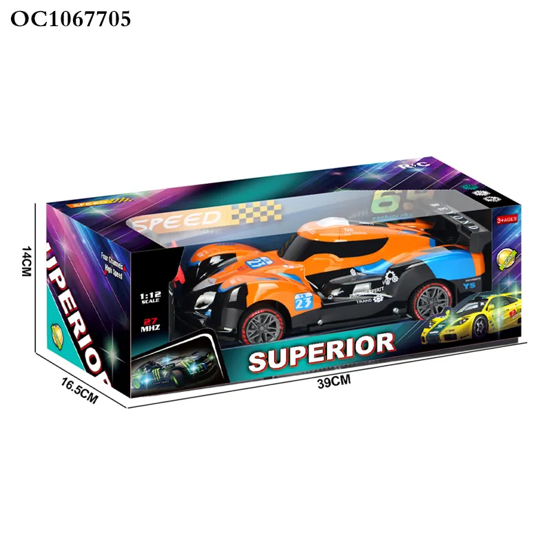 Wholesale Drift Model Light up Toy Car 1: 12 Remote Control Racing Game Toys for Kids