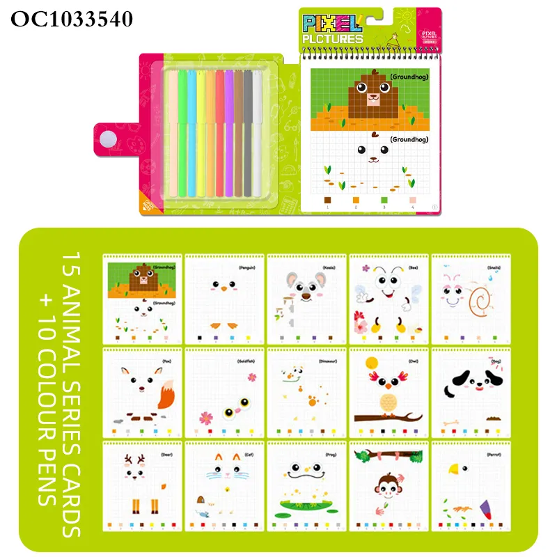 Wholesale Early Educational Equipment Interactive Games Children Coloring Children DIY Books for Kids