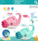 Cartoon Whale Battery Operated Gatling Gun Bubble Maker Toy for Kids