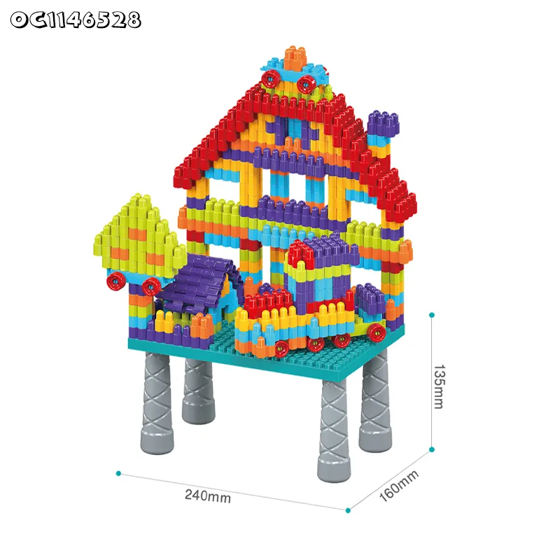 Wholesale Educational Creative Montessori Plastic 800PCS Building Block Toy