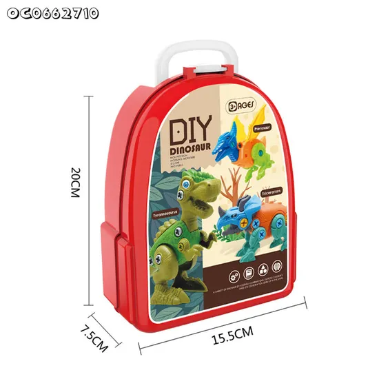 Wholesale Montessori DIY Educational Animal Set Dinosaurs Plastic Toys for Children