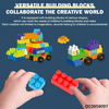 Wholesale Montessori Educational Construction Plastic Building Block DIY Toy