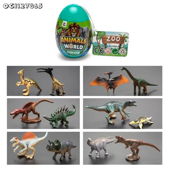Moveable Tiny Toys Collectable Simulation Realistic PVC 3D Dinosaur Toys Jurassic Set Figure Model Toys with Egg for Decoration