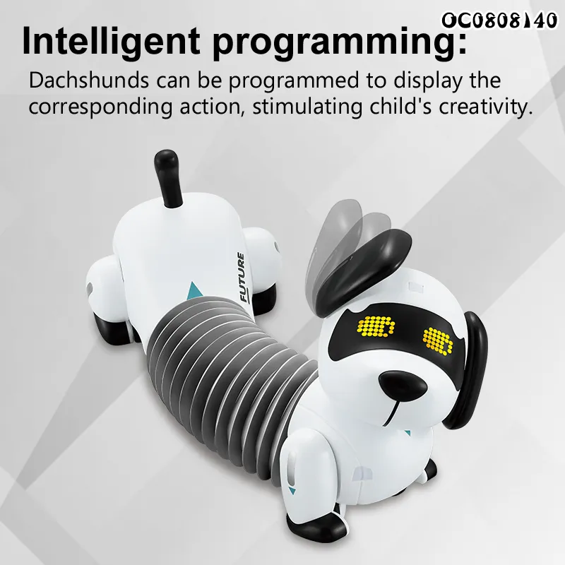 Wholesale Montessori Educational Remote Control Electronic Dancing Robot Dog Toys