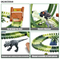 Kids Adventure Electric Slot Toys Boys Race Track Dinosaur Car Set with PVC Dinosaur Toy