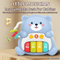 Wholesale Montessori Learning Mini Electric Musical Bear Piano Keyboard Instrument Toy for Children