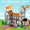 Wholesale Educational 3D Montessori House Building Blocks Model Toy for Kids