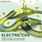 Dinosaur Electric Toy Truck Car Kids Assembling Toys Rail Race Car Puzzle Track Game Toy for Kids Boys 3-6 Years Old to Assemble