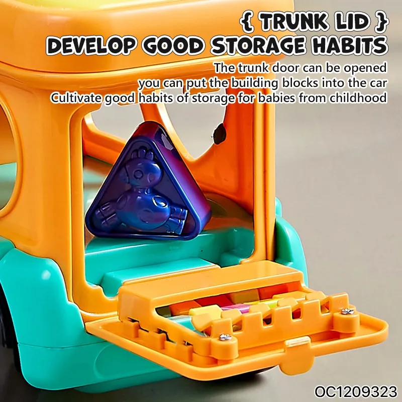Wholesale Montessori Educational Educational Pounding Piano Cube Shape Matching Baby Toddler Musical Toy