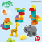 Wholesale Animals Models Early Educational Soft Play Toy Building Blocks for Kids