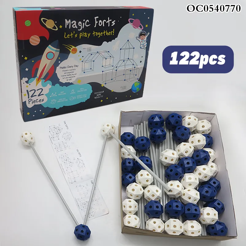Wholesale 122PCS Popular DIY Creative Baby Building Block Toy for Kids