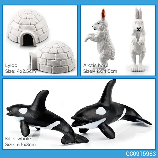 Wholesale Popular Educational Plastic Zoo Wild Animal Model Sets PVC Mini Toys