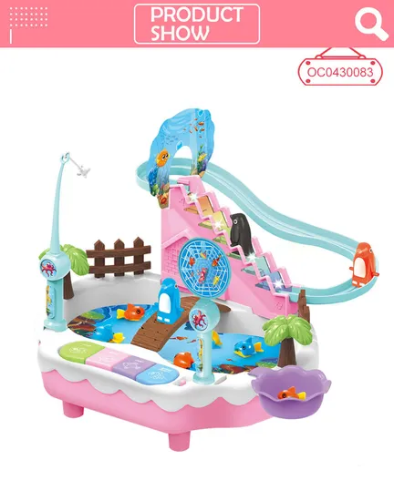 Wholesale Children Electronic Swimming Fish Fishing Toy with Light Music