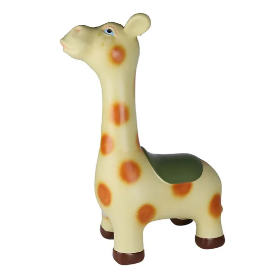 Wholesale Plastic Baby Kids Popular Animal Cartoon 3D Giraffe Sofa Seat Chair Toy