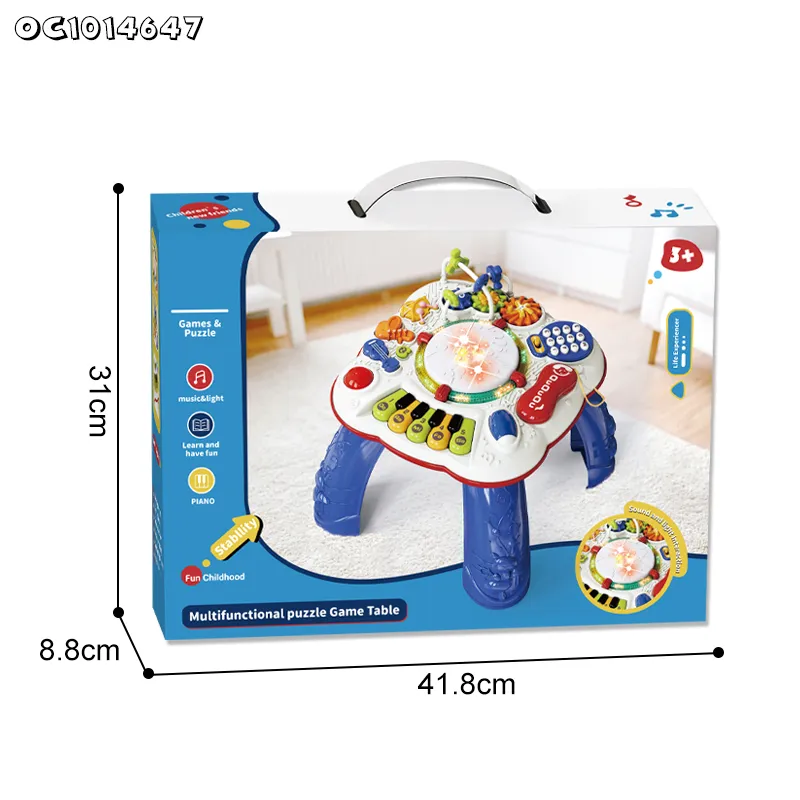 Wholesale Montessori Popular Electronic Plastic Piano Board Montessori Table Activity Educational Toys