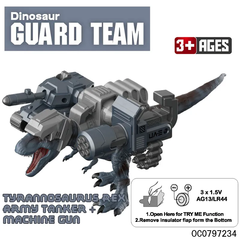 Tank Fight Toy Walking Dinosaur Toy Game with Shooting Gun Toy for Sale