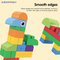 Wholesale Montessori Soft Animal Educational DIY Building Block for Kids
