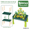 Wholesale Educational Montessori Dinosaur Plastic Building Blocks Tables Popular DIY Toys for Kids