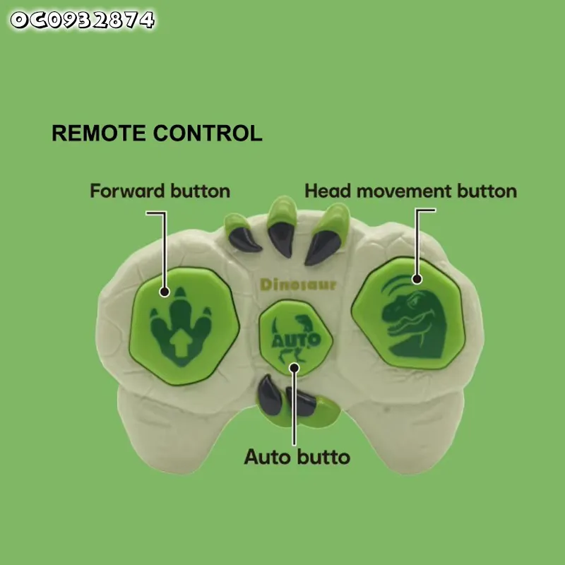 High Quality Realistic Remote Control Animal Model Simulation Walking RC Dinosaur Triceratops Toy with Sound for Kids Boys