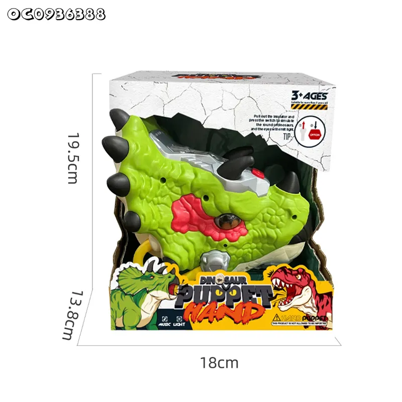 Realistic Dinosaur Head Battle Interactive Games Indoor Electric Mechanical Dinosaur Plastic Toy with Sound