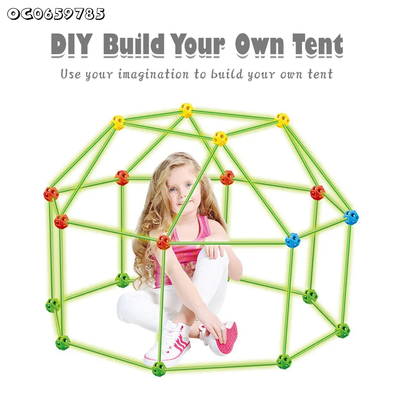 Wholesale Educational Luminous Light Plastic Popular DIY Blocks Model Building Toys