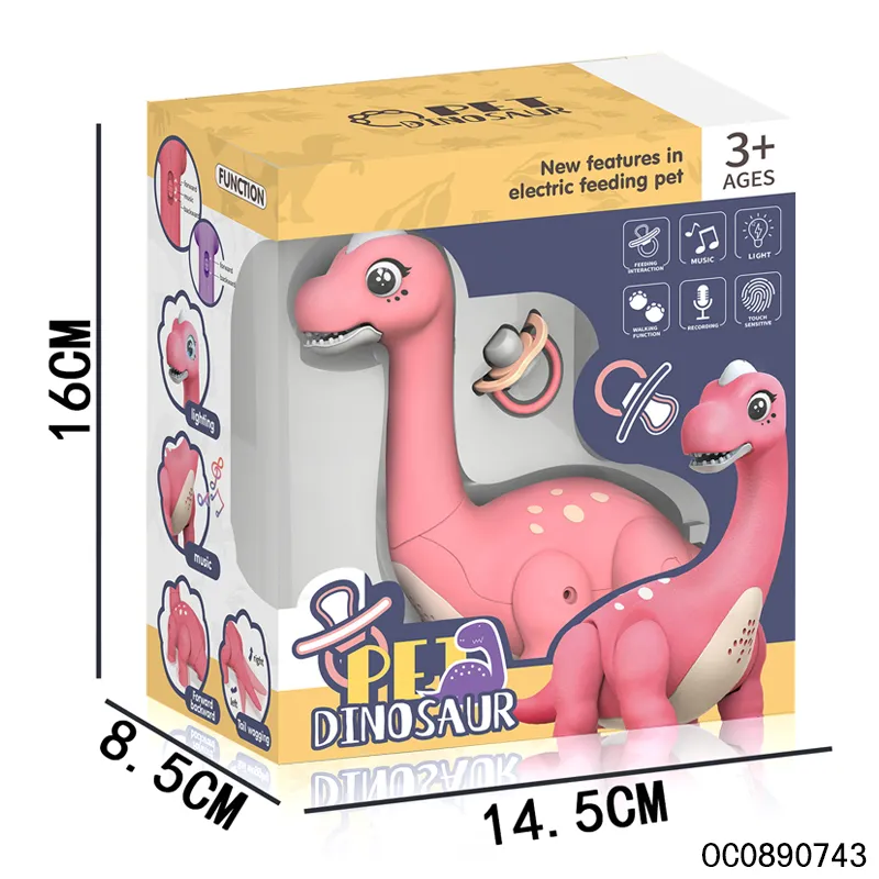 Kids Light up Animals Battery Operated Dinosaur Brachiosaurus Toys for Sale