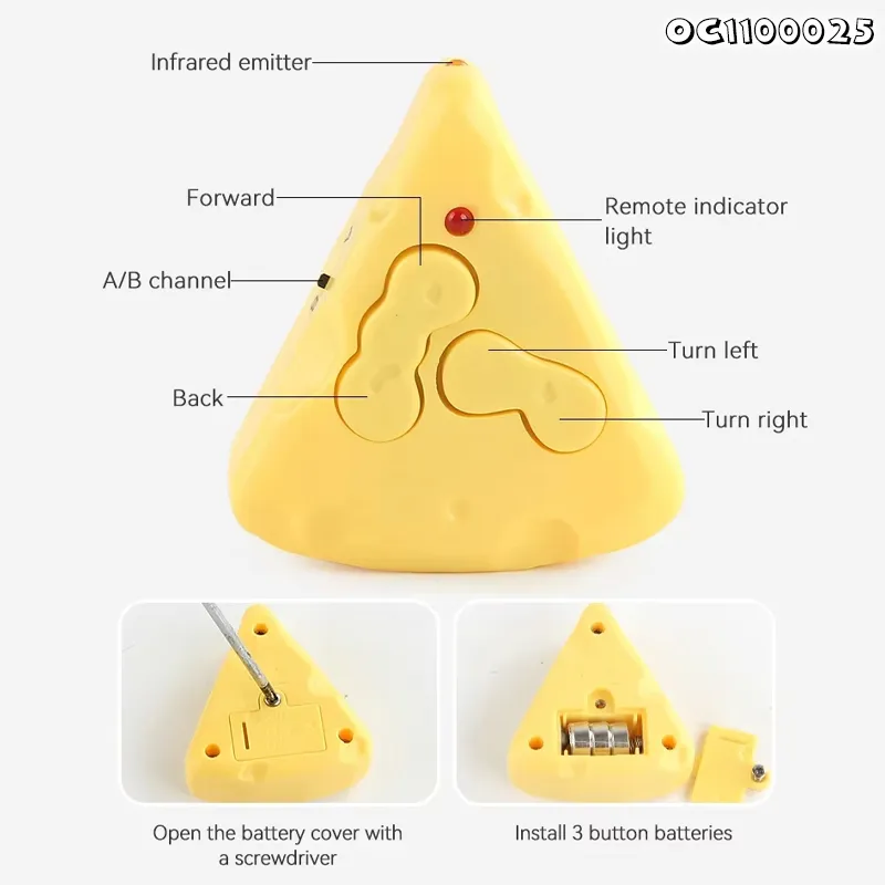 Wholesale Funny Kids Indoor Infrared Remote Control Electronic Walking Robot RC Wireless Small Mouse Animal Toy