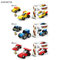 Wholesale Educational Montessori 6in1 Truck Mini Cartoon Plastic Building Block Car Toy for Kids