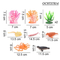 Wholesale Montessori Educational Popular Silicone Rubber Sea Animals Models Toys for Kids