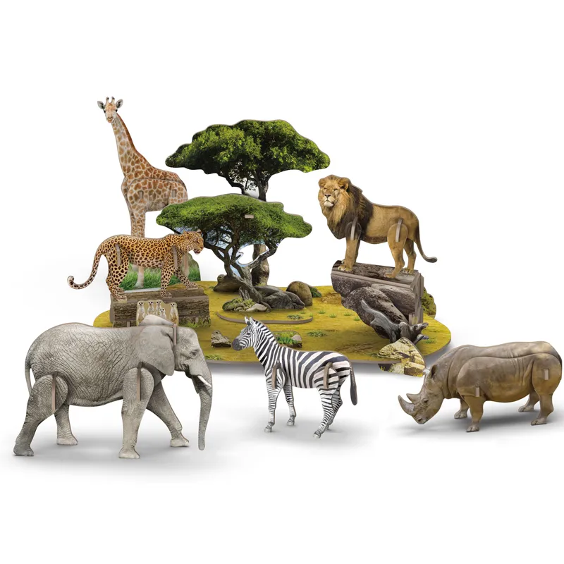 Wholesale Montessori Educational Popular Wild Animals Sets Toy