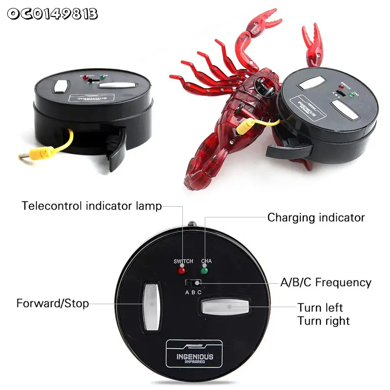 Wholesale Funny Realistic Remote Control Plastic Animal RC Simulation Toys for Kids