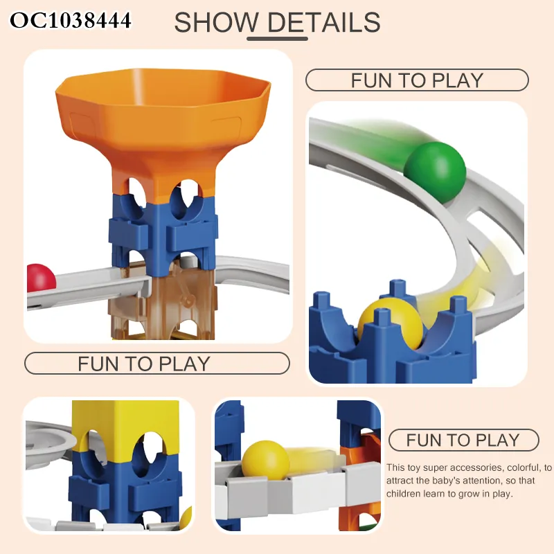 Wholesale Educational Montessori Plastic Building Blocks Construction Educational Toy