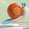 Wholesale Popular Cartoon Snail Animal Shaped Montessori Mini Plastic Music Toy