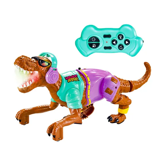 Children RC Promotional Walking Dinosaur Gift and Toy for Trending Products 2025 New Arrivals Kids Toys with Mist Spray Action
